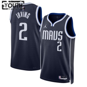Dres Dallas Mavericks Kyrie Irving 2 Jordan 2022-23 Statement Edition Navy Swingman - Dječji